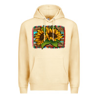 Pina Colada sunflower serape leopard background Premium Hoodie - Jasminsmagicworld