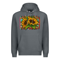 Rock sunflower serape leopard background Premium Hoodie - Jasminsmagicworld