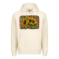 Tofu sunflower serape leopard background Premium Hoodie - Jasminsmagicworld