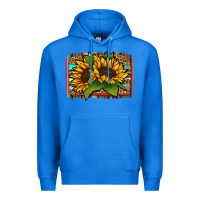 True Royal sunflower serape leopard background Premium Hoodie - Jasminsmagicworld