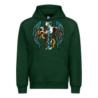 Foreset Green western wings cross blessed Urban Hoodie - RanaPortraitStore
