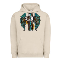 Pigment French Oak western wings cross blessed Urban Hoodie - RanaPortraitStore