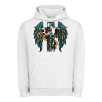 Pigment Lunar Rock western wings cross blessed Urban Hoodie - RanaPortraitStore