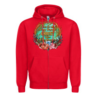 Red i can do all things through christ who strenghtens me Zipper Hoodie - JahusDesignShop