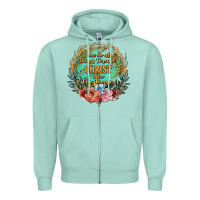 Seafoam i can do all things through christ who strenghtens me Zipper Hoodie - JahusDesignShop