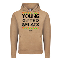 Vintage Coffee young gifted and black african american men Vintage Hoodie - artisFamous
