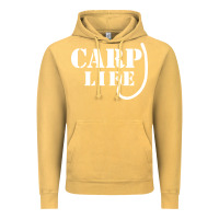 Vintage Mustard carp life funny fish fishing Vintage Hoodie - artisFamous