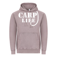 Vintage Zinc carp life funny fish fishing Vintage Hoodie - artisFamous