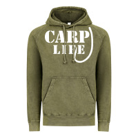 Vintage Olive carp life funny fish fishing Vintage Hoodie - artisFamous