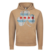 Vintage Coffee irish chicago flag shamrock Vintage Hoodie - artisFamous