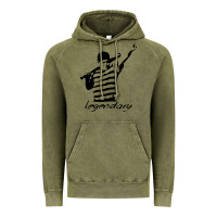 Vintage Olive legendary hambino Vintage Hoodie - artisFamous