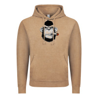 Vintage Coffee Monkey Smoking Vintage Hoodie - artisFamous