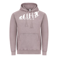 Vintage Zinc Snowboarding Evolution | Snowboard Mountain Winter Vintage Hoodie - artisFamous