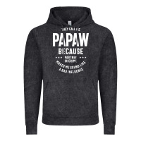 Vintage Black Mens They Call Me Papaw Because Partner In Crime - Dad & Grandpa Birth Vintage Hoodie - artisFamous