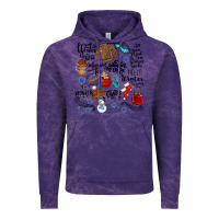 Cloud Purple winter festive essentials Vintage Hoodie - CowhideDigitalArt