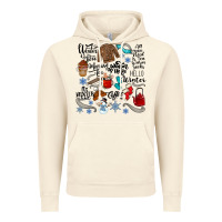 Vintage Artic winter festive essentials Vintage Hoodie - CowhideDigitalArt