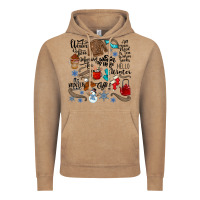 Vintage Coffee winter festive essentials Vintage Hoodie - CowhideDigitalArt