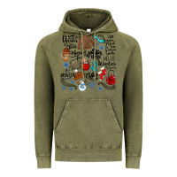 Vintage Olive winter festive essentials Vintage Hoodie - CowhideDigitalArt