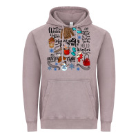 Vintage Zinc winter festive essentials Vintage Hoodie - CowhideDigitalArt