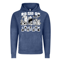 Vintage Denim raised on cartoon network Vintage Hoodie - artisFamous