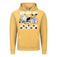 Vintage Mustard raised on cartoon network Vintage Hoodie - artisFamous