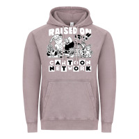 Vintage Zinc raised on cartoon network Vintage Hoodie - artisFamous