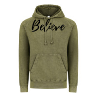 Vintage Olive believe Vintage Hoodie - artisFamous