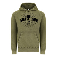 Vintage Olive camper vintage retro Vintage Hoodie - artisFamous