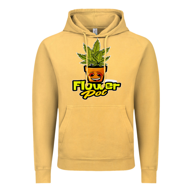 Flower Pot Funny Weed Vintage Hoodie by artisFamous | Teevron