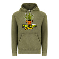 Vintage Olive flower pot funny weed Vintage Hoodie - artisFamous