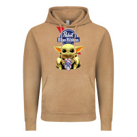 Vintage Camel Baby Yoda Hugs Pabst Blue Ribbon Beer Vintage Hoodie - artisFamous