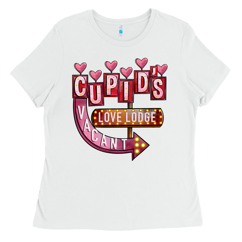Valentines Day Cupid's Love Lodge Ladies Tee by FaDigitalArtStudio | Teevron