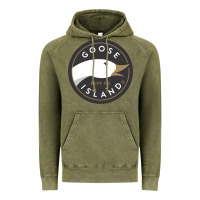 Vintage Olive Goose Island  Beer Vintage Hoodie - artisFamous