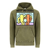 Vintage Olive best buddies Vintage Hoodie - artisFamous