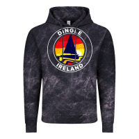 Cloud Black dingle ireland vintage sailboat 70s retro sunset Vintage Hoodie - artisFamous