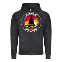 Vintage Black dingle ireland vintage sailboat 70s retro sunset Vintage Hoodie - artisFamous