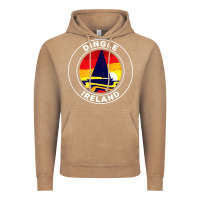 Vintage Coffee dingle ireland vintage sailboat 70s retro sunset Vintage Hoodie - artisFamous