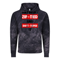 Cloud Black don't worry i zip tied and duct taped it Vintage Hoodie - artisFamous