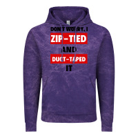 Cloud Purple don't worry i zip tied and duct taped it Vintage Hoodie - artisFamous