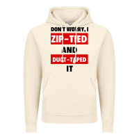 Vintage Artic don't worry i zip tied and duct taped it Vintage Hoodie - artisFamous