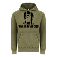 Vintage Olive viva la evolucion Vintage Hoodie - artisFamous