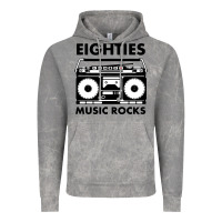 Eighties Music Rocks Vintage Hoodie | Teevron
