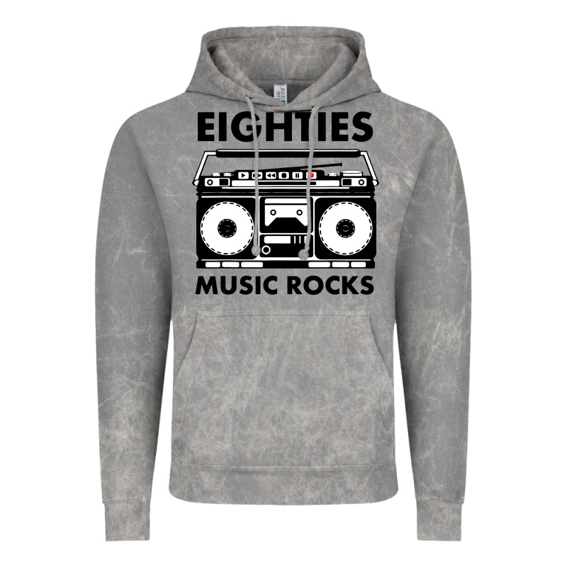 Eighties Music Rocks Vintage Hoodie by artisFamous | Teevron