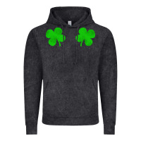 Vintage Black four leaf clover Vintage Hoodie - artisFamous