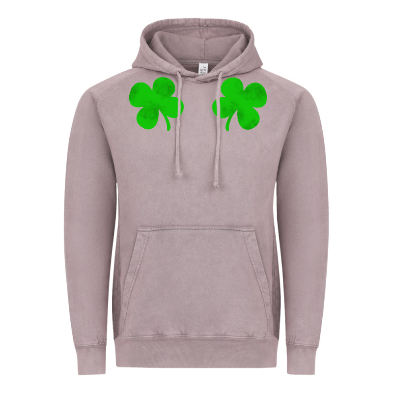 Four Leaf Clover Vintage Hoodie by artisFamous | Teevron