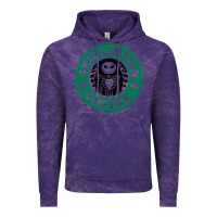 Cloud Purple skeleton coffee halloween Vintage Hoodie - artisFamous