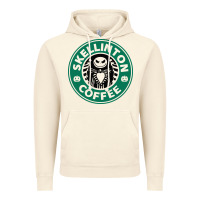 Vintage Artic skeleton coffee halloween Vintage Hoodie - artisFamous