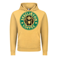 Vintage Mustard skeleton coffee halloween Vintage Hoodie - artisFamous