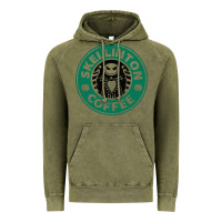 Vintage Olive skeleton coffee halloween Vintage Hoodie - artisFamous