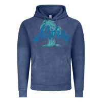 Vintage Denim hawaii aloha art Vintage Hoodie - artisFamous